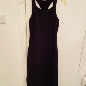 Long Black Body Con Dress - XS